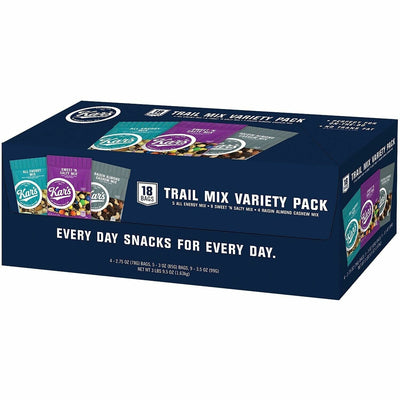 Kar's Nuts Kar's Nut and Fruit Variety Pack, 18 / Box, KARSN08826