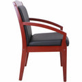 Lorell Sloping Arms Wood Frame Guest Chair, LLR20020