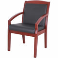 Lorell Sloping Arms Wood Frame Guest Chair, LLR20020