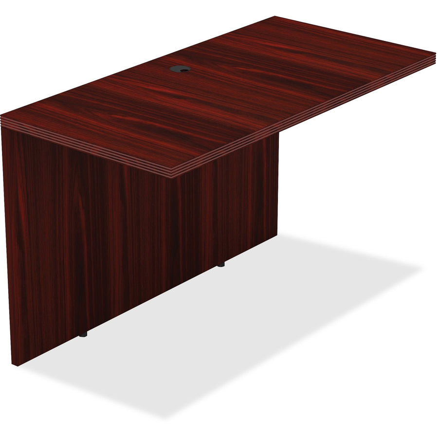 Lorell Chateau Series Bridge, 1.5" Thickness - Top, Cable Management, LLR34350