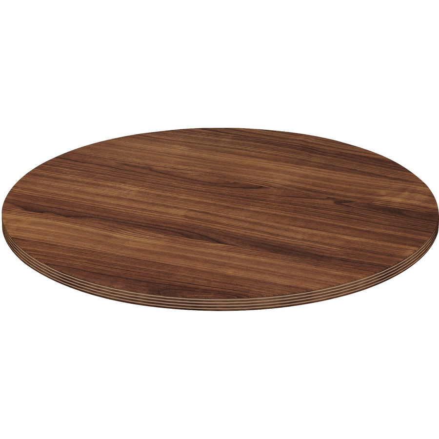 Lorell Chateau Series Round Conference Tabletop, 1.4" Thickness x 42" Diameter, Durable, LLR34358