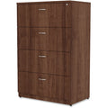 Lorell Essentials Series 4-Drawer Lateral File, Brown, LLR34388