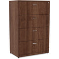 Lorell Essentials Series 4-Drawer Lateral File, Brown, LLR34388