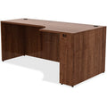 Lorell Essentials Series Right Corner Credenza, Brown, LLR34395