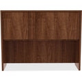 Lorell Essentials Series Stack-on Hutch with Doors, Brown, LLR34397