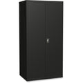 Lorell Fortress Series Storage Cabinet, Black, LLR34410