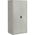 Lorell Fortress Series Storage Cabinet, Light Gray, LLR34411