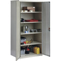 Lorell Fortress Series Storage Cabinet, Light Gray, LLR34411