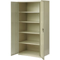 Lorell Fortress Series Storage Cabinet, Putty, LLR34412