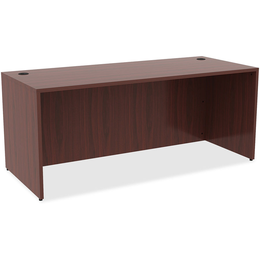 Lorell Essentials Series Rectangular Desk Shell, Laminate, Lockable, LLR69535