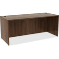 Lorell Essentials Series Rectangular Desk Shell, Brown, LLR69536