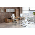 Lorell Essentials/Revelance Tall Storage Cabinet, Brown, LLR69889