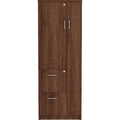 Lorell Essentials/Revelance Tall Storage Cabinet, Brown, LLR69889