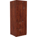 Lorell Essentials Series Tall Storage Cabinet, Red, LLR69896