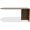 Lorell Essentials Series Peninsula Desk Box 1 of 2, Brown, LLR69959