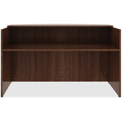 Lorell Essentials Series Front Reception Desk, Brown, LLR69998