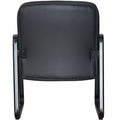 Lorell Big & Tall Upholstered Guest Chair, Black, LLR84587