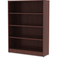 Lorell Laminate Bookcase, Mahogany, LLR99784