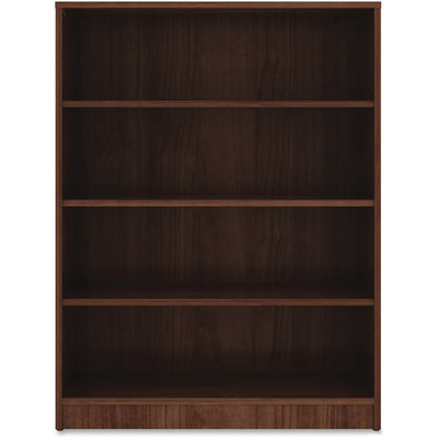 Lorell Laminate Bookcase, Walnut, LLR99786