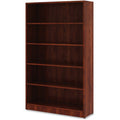 Lorell Laminate Bookcase, Red, LLR99788
