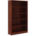 Lorell Laminate Bookcase, Red, LLR99788