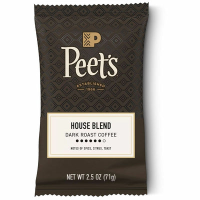 Peet's Coffee & Tea Peet's Coffee House Blend Coffee, 18 / Box, PEE504915