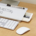 ACCO Quartet Glass Dry-Erase Desktop Computer Pad, QRTGDP186