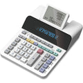 Sharp Calculators EL-1901 12-Digit Paperless Printing Calculator, White, SHREL-1901