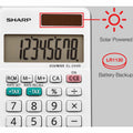 Sharp Calculators EL-244WB 8-Digit Professional Pocket Calculator, White, SHREL-244WB