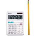 Sharp Calculators EL-310WB 8-Digit Professional Mini-Desktop Calculator, White, SHREL310WB