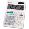 Sharp Calculators EL-310WB 8-Digit Professional Mini-Desktop Calculator, White, SHREL310WB