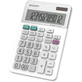 Sharp Calculators EL-334WB 12-Digit Professional Large Desktop Calculator, White, SHREL334W