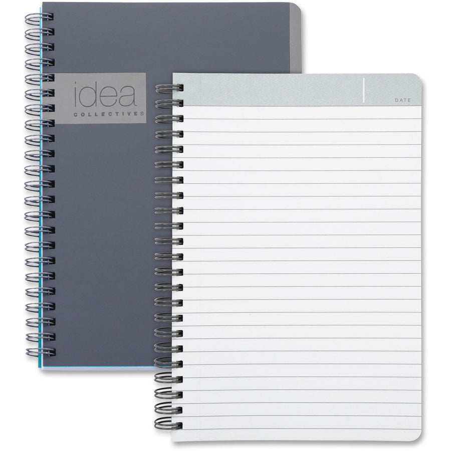 TOPS Idea Collective Professional Notebook, Business, 5" x 8", Twin Wirebound, Perforated, TOP57010IC