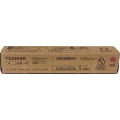 Toshiba Original High Yield Laser Toner Cartridge - Magenta -, TOSTFC505UM