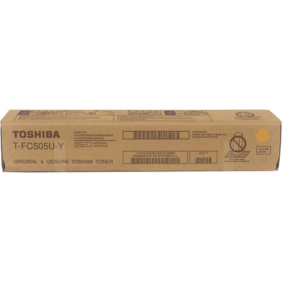 Toshiba Original High Yield Laser Toner Cartridge - Yellow -, TOSTFC505UY
