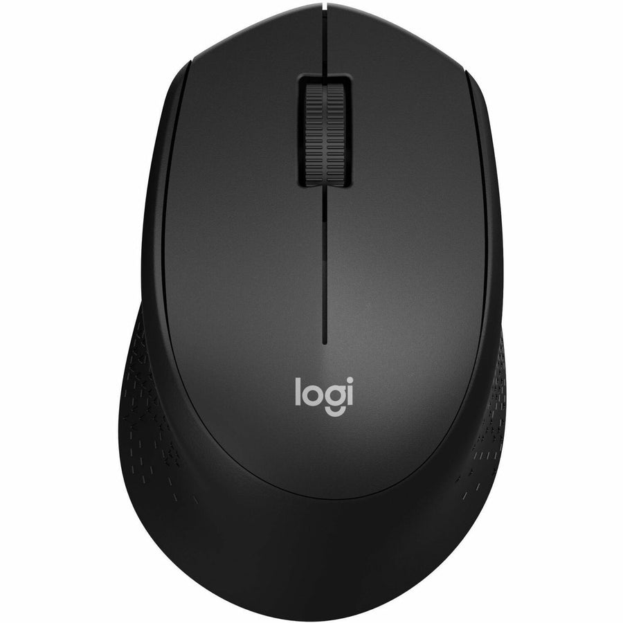 Logitech SILENT PLUS M330 Mouse, 2.7" x 1.5", Black, LOG910004905