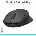 Logitech SILENT PLUS M330 Mouse, Black, LOG910004905