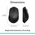 Logitech SILENT PLUS M330 Mouse, Black, LOG910004905