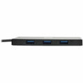 Eaton Tripp Lite series U360-004-SLIM 4-Port Ultra-Slim Portable USB 3.0 SuperSpeed Hub, Black, TRPU360004SLIM