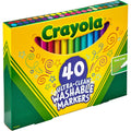 Crayola Ultra-Clean Washable Markers, 40 / Set, CYO587861