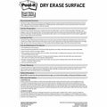 3M Post-it Super Sticky Dry-Erase Surface, MMMDEF50X4