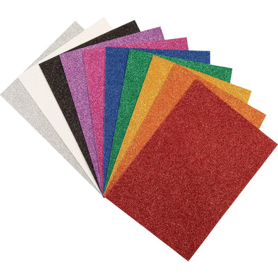Dixon Ticonderoga Creativity Street Wonderfoam Glitter Sheets, Black, 1 Pack, PACAC4344