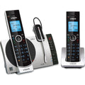 VTech Connect to Cell DS6771-3 DECT 6.0 Cordless Phone - Black, Silver, VTEDS6771-3