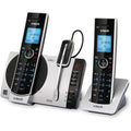 VTech Connect to Cell DS6771-3 DECT 6.0 Cordless Phone - Black, Silver, VTEDS67713