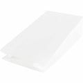 Sparco White Kraft Paper Bags, 100 / Pack, SPR99828