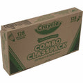 Crayola 8-Color Crayons/Markers Combo Classpack, 256 / Box, CYO523349