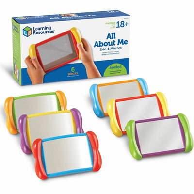 Learning Resources All About Me 2-in-1 Mirrors, 1 Set, LRNLER3371