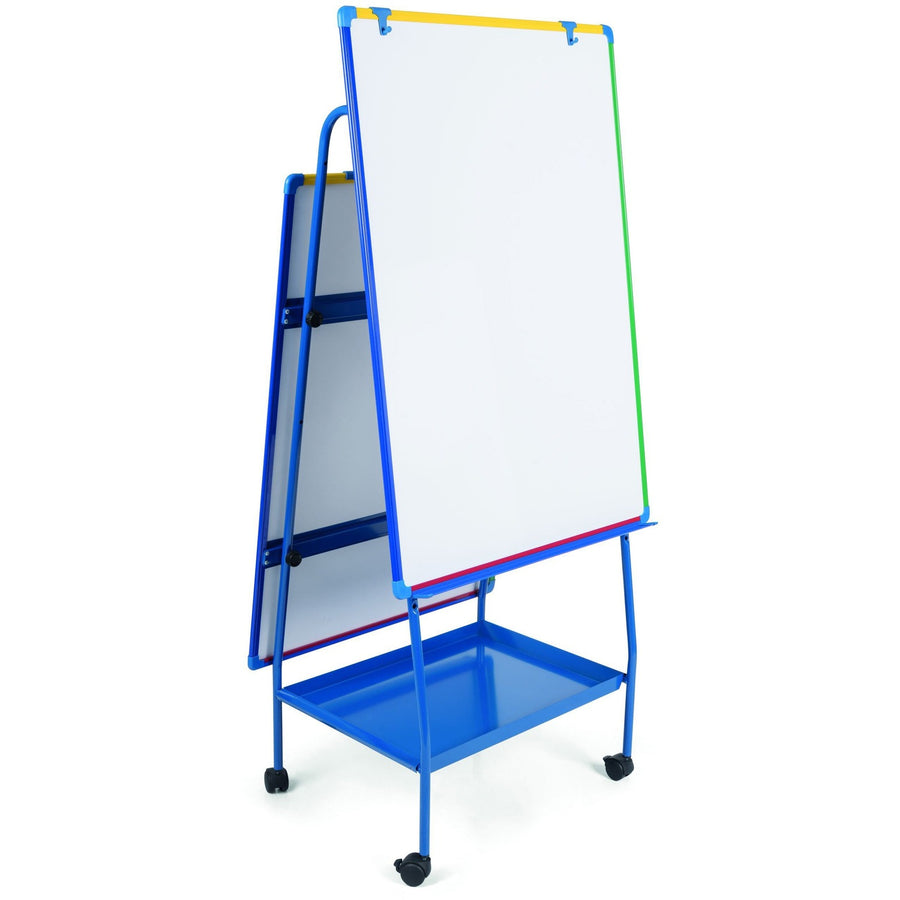 MasterVision Magnetic AdjustableDoublee-sided Easel, 3" x 6.6", Accessory Tray, BVCEA49145026