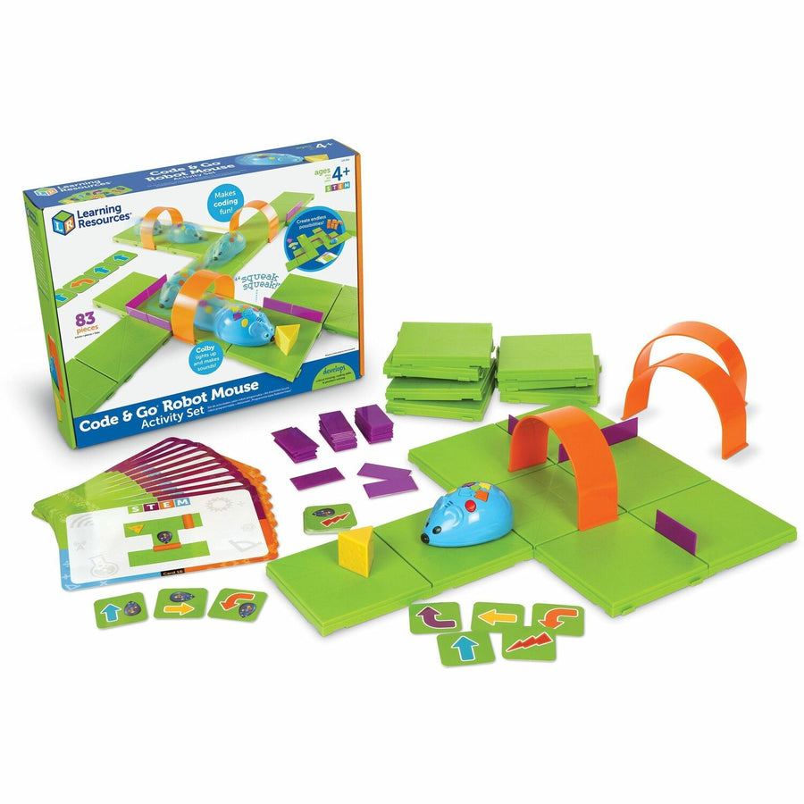 Learning Resources Code/Go Robot Mouse Activity Set, Colorful, 1 Set, LRNLER2831
