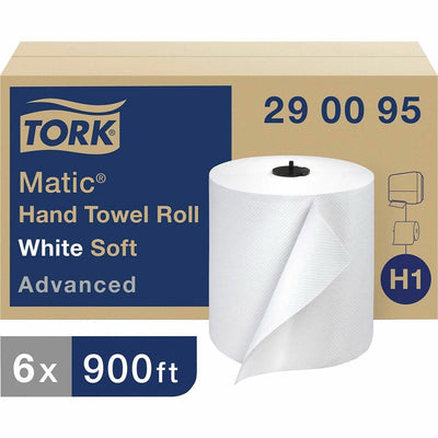 Essity Hygiene and Health AB TORK Matic Hand Towel Rolls, White, 6 / Carton, TRK290095